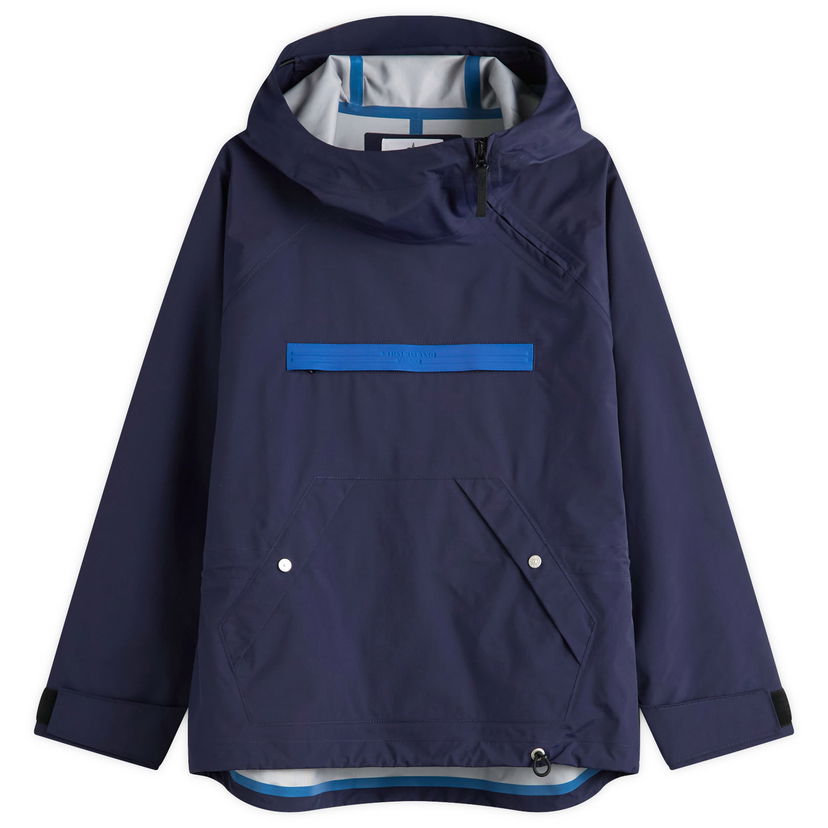 Takki Stone Island Stone Island Marina 3L Performance Pertex Popover Jacket, Size Large Tummansininen | K2S15Q100019-V002A