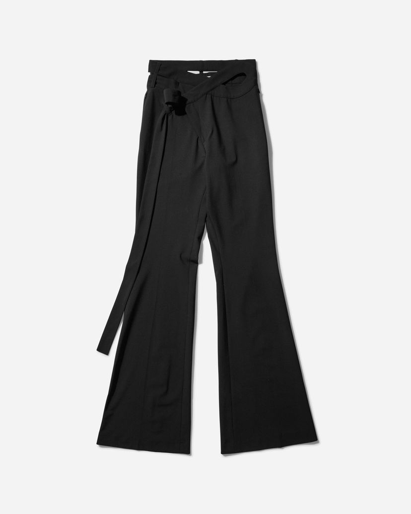 Housut Ottolinger Flared Wrap Suit Pants Musta | 2223080299 BLK