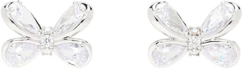 Korvakorut SHUSHU/TONG YVMIN Edition Zirconia Butterfly Stud Earrings Metallinen | 24722SLV00DN2