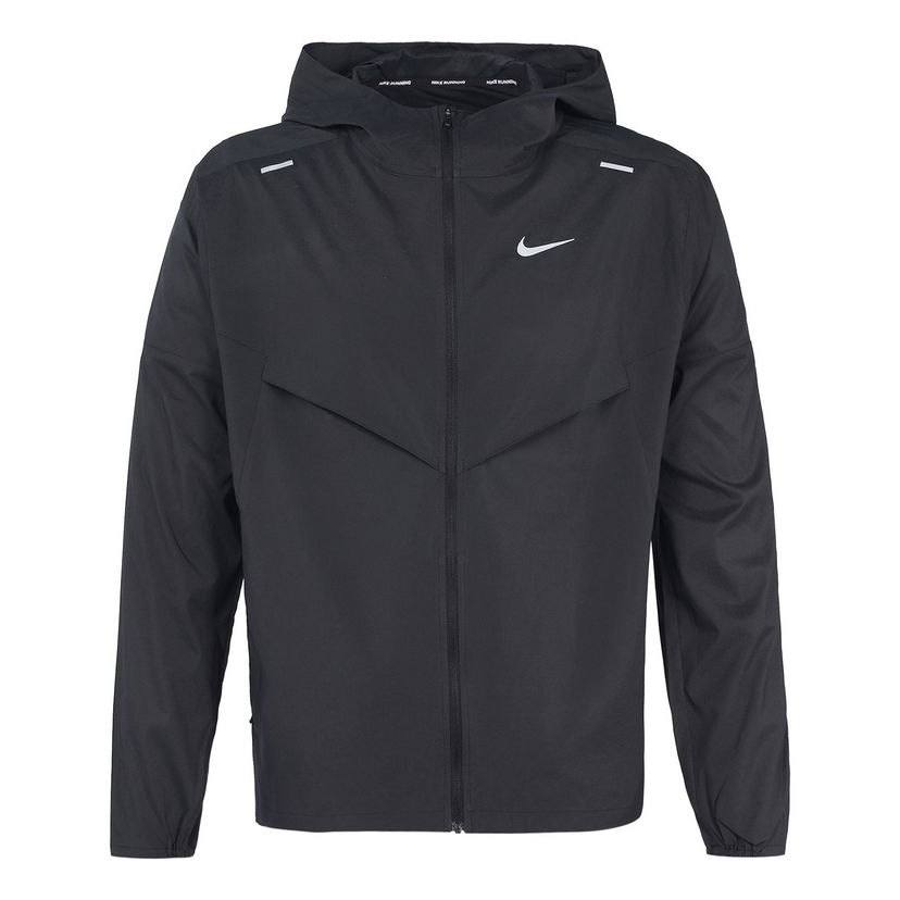 Tuulitakki Nike Men's Repel UV Windrunner Jacket Musta | CZ9071-010