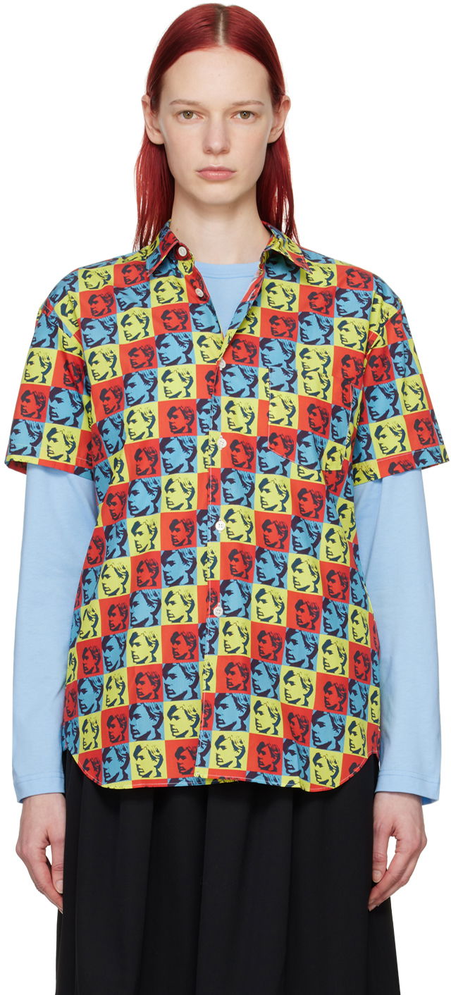Paita Comme des Garçons Multicolor Andy Warhol Print Shirt Monivärinen | FM-B022-051