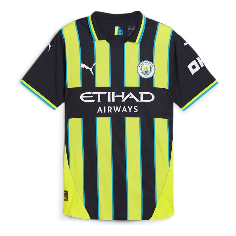 Jersey Puma Manchester City 24/25 Away Authentic Jersey Musta | 775085-02