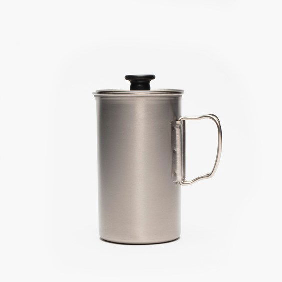 Flexstyle Snow Peak Titanium Cafe Press 3cups Metallinen | CS-111