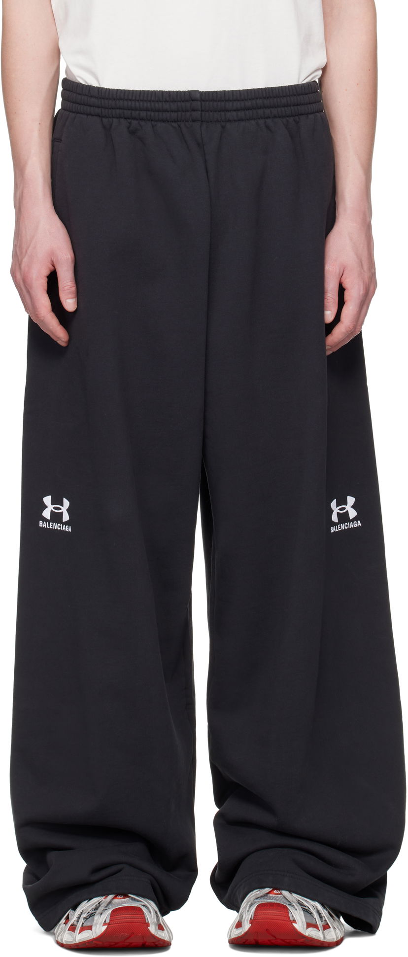 Verryttelyhousut Balenciaga Under Armour Edition Baggy Sweatpants Musta | 809709TRVB8