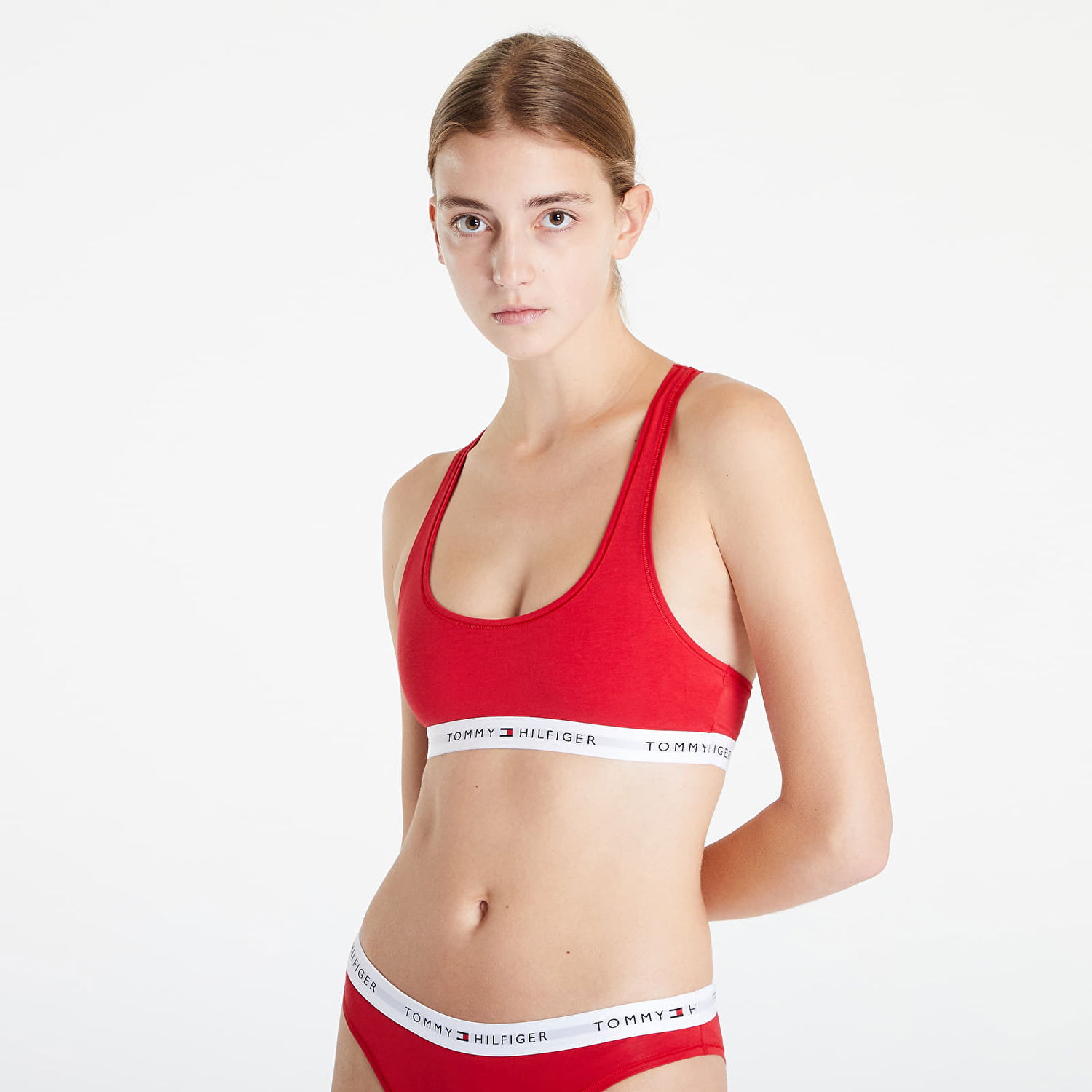 Rintaliivit Tommy Hilfiger Icon 2.0 Unlined Bralette Punainen | UW0UW03820 XLG, 0
