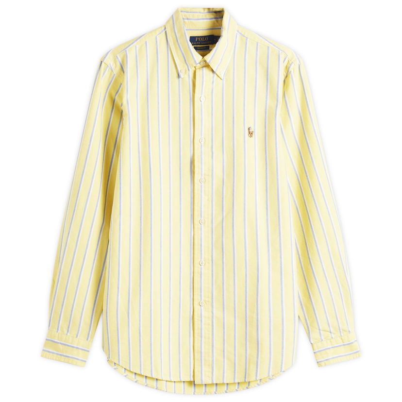 Paita Polo by Ralph Lauren Ralph Lauren Custom Fit Oxford Shirt, Size Large Keltainen | 710928918005