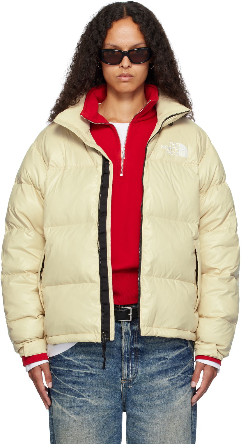 Puffer takki The North Face Puffer Jacket 1996 Retro Shine Beige | NF0A3C8D38G