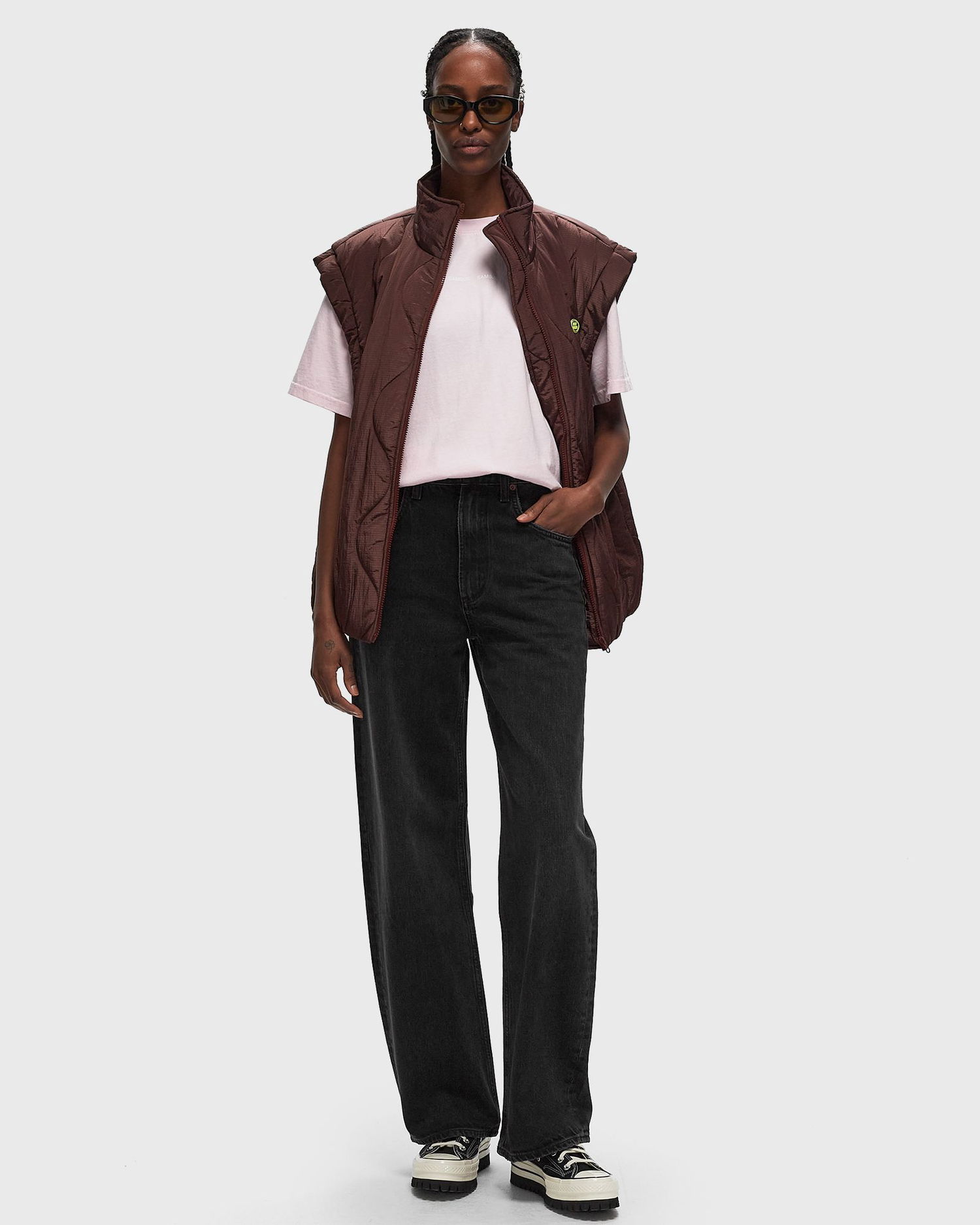 Jeans AGOLDE Low Curve Jeans Musta | A197-1157, 1