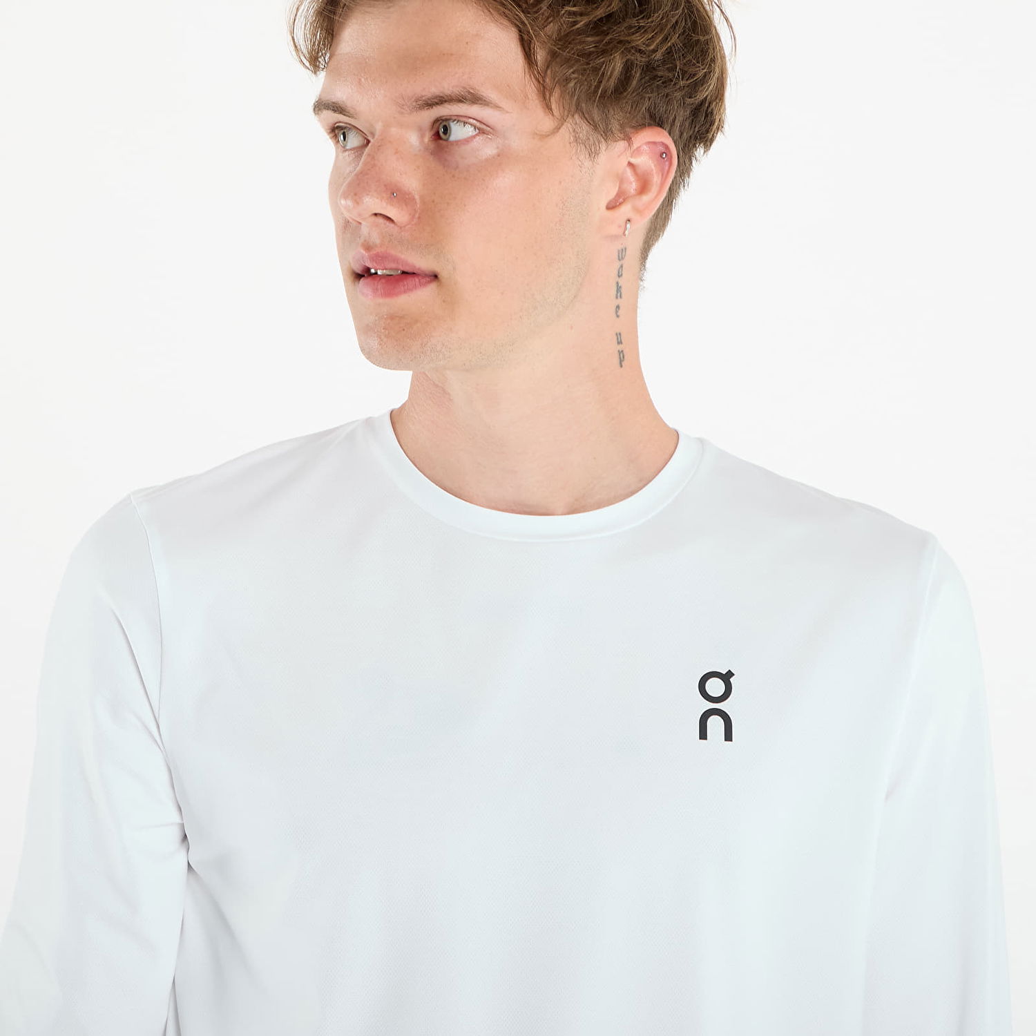 T-paita On Running Long Sleeve Tee Court Valkoinen | 1ME12300108, 1