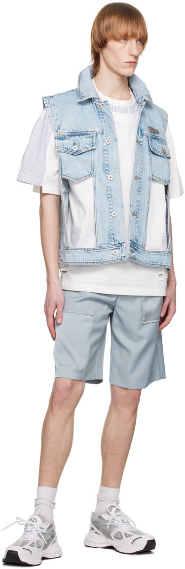 Shortsit Feng Chen Wang Feng Chen Wang Panel Shorts Sininen | FMS15ST03, 3
