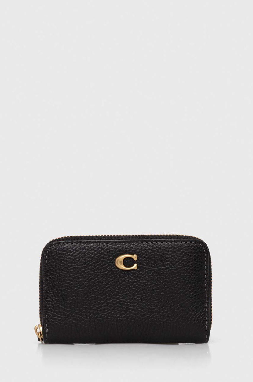 Lompakko Coach Leather Wallet Musta | CR551