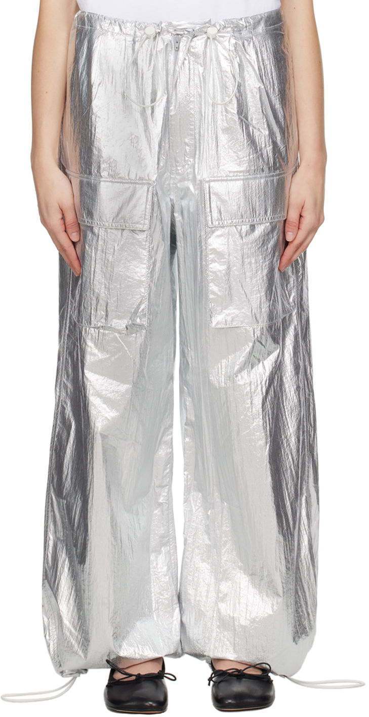Housut Maison Margiela MM6 Tyvek Trousers Harmaa | S52KA0478 S78538