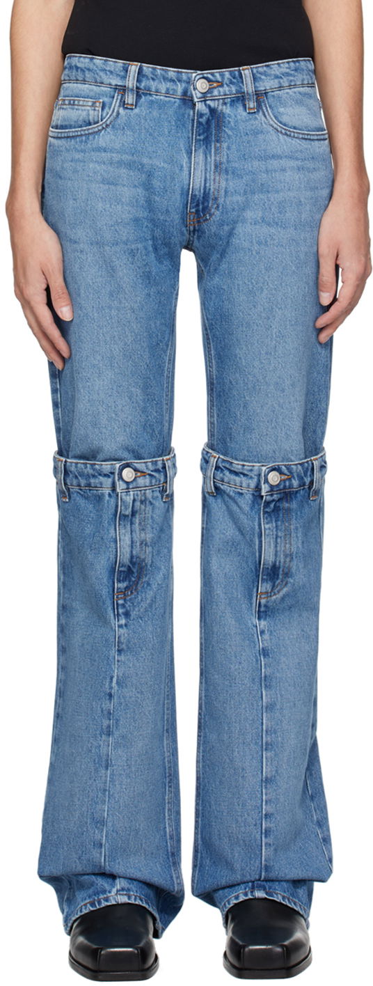 Jeans Coperni Coperni Open Knee Jeans Sininen | COPP55202CMEN