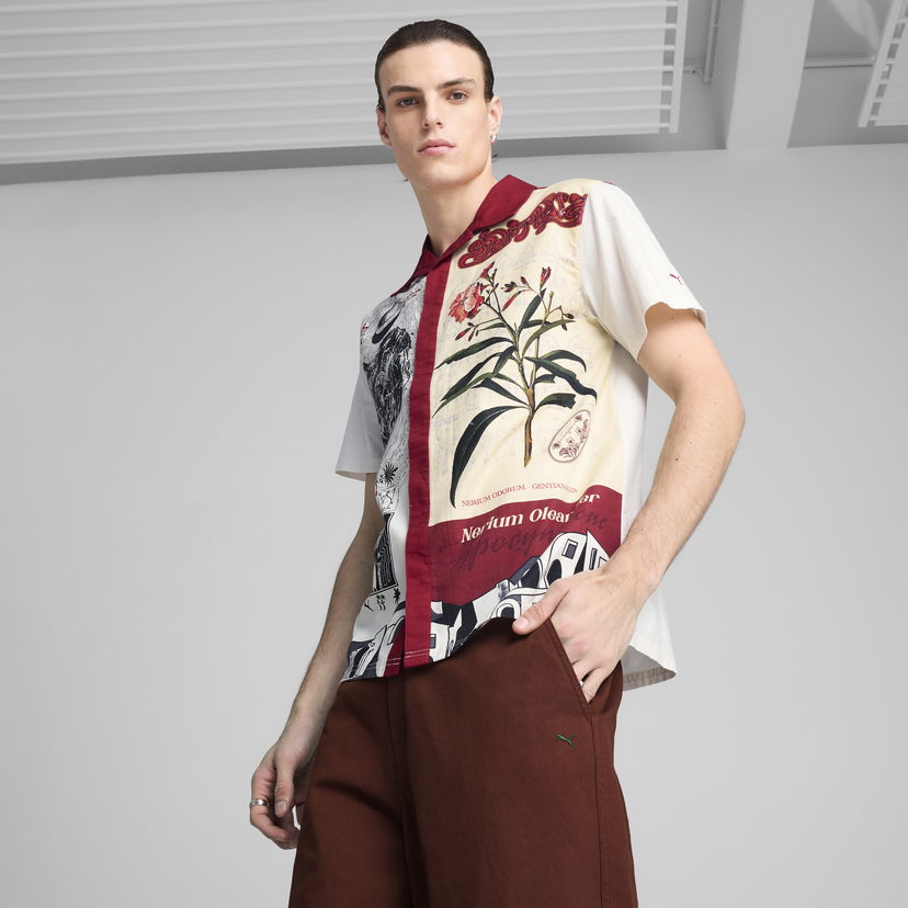 Paita Puma Palais Artisan Men's Botanical Print Shirt Monivärinen | 629392_87