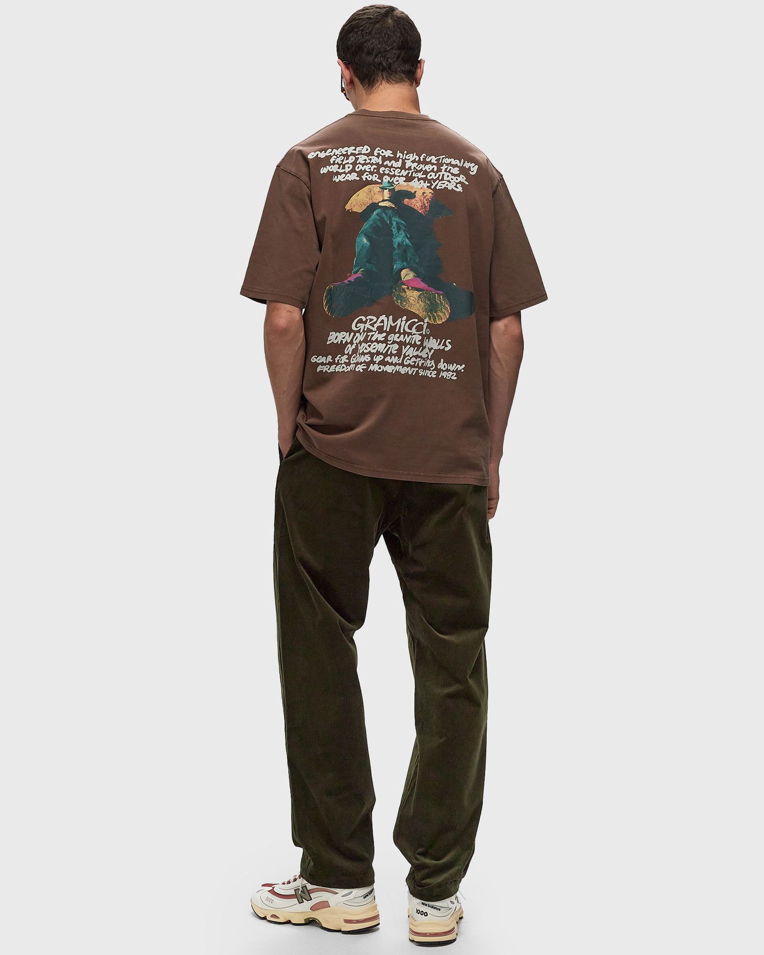 T-paita GRAMICCI Napping Climber Brown Tee XL Ruskea | G4FU-T097-PIGMENT-BROWN, 1