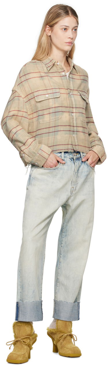 Jeans R13 R13 Cuffed X-Boyfriend Jeans Sininen | R13WD111-D218C, 3