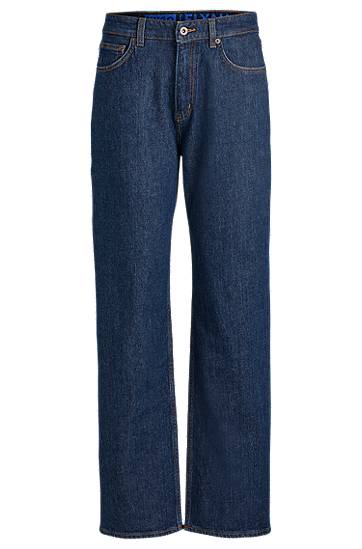 Jeans BOSS Comfort-Stretch Salt-and-Pepper Jeans Sininen | 50520594
