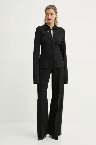 Paita HELIOT EMIL Heliot Emil Regular Fit Shirt with Classic Collar Musta | AW24.W.05.056.BLK01, 1