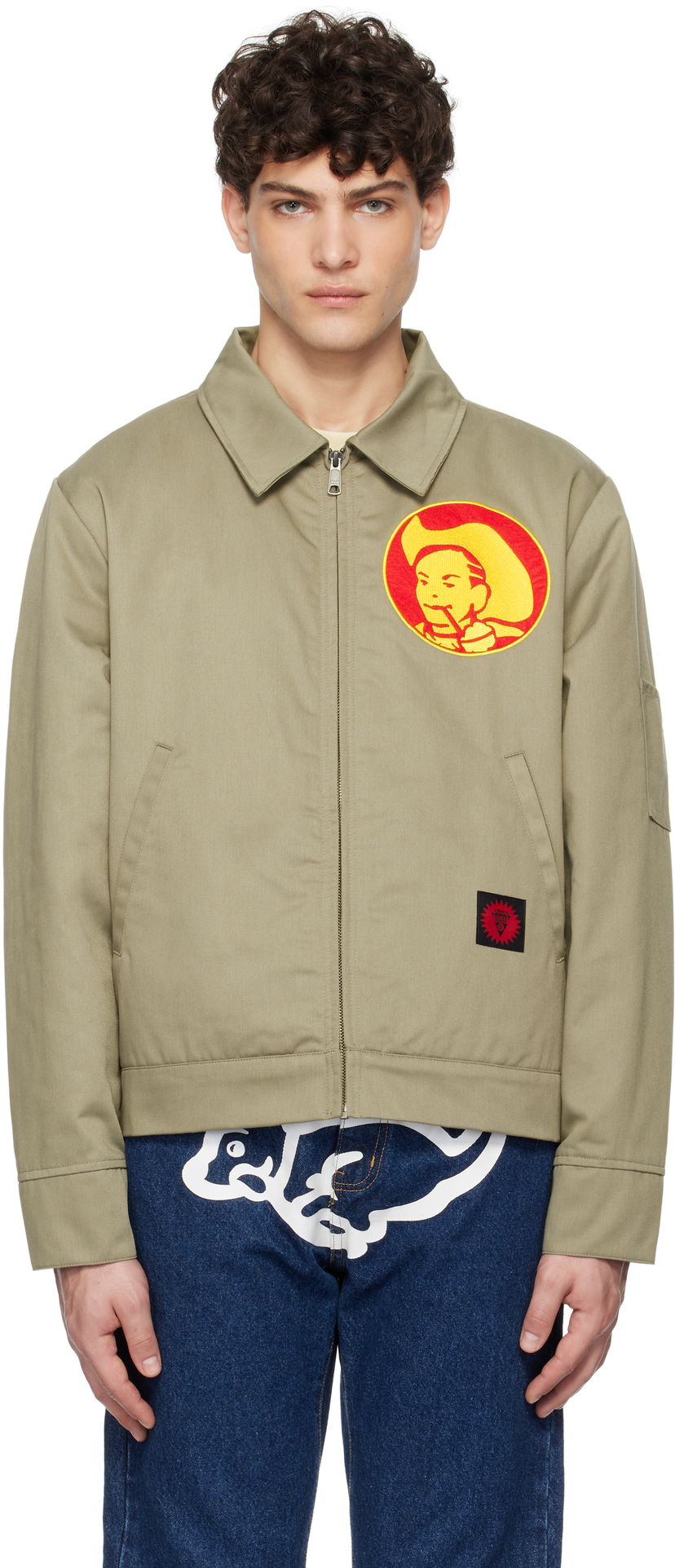 Bomber-takki BBC IceCream ICECREAM Cowboy Work Jacket Vihreä | IC24408