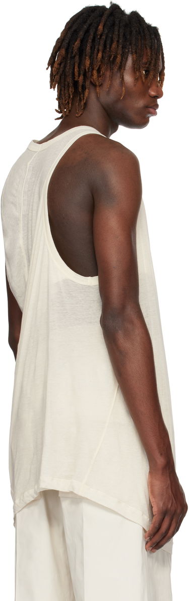 Tankkitoppi Rick Owens Rick Owens Hollywood Anthem Draped Tank Top Valkoinen | RU01E5152 UC, 2