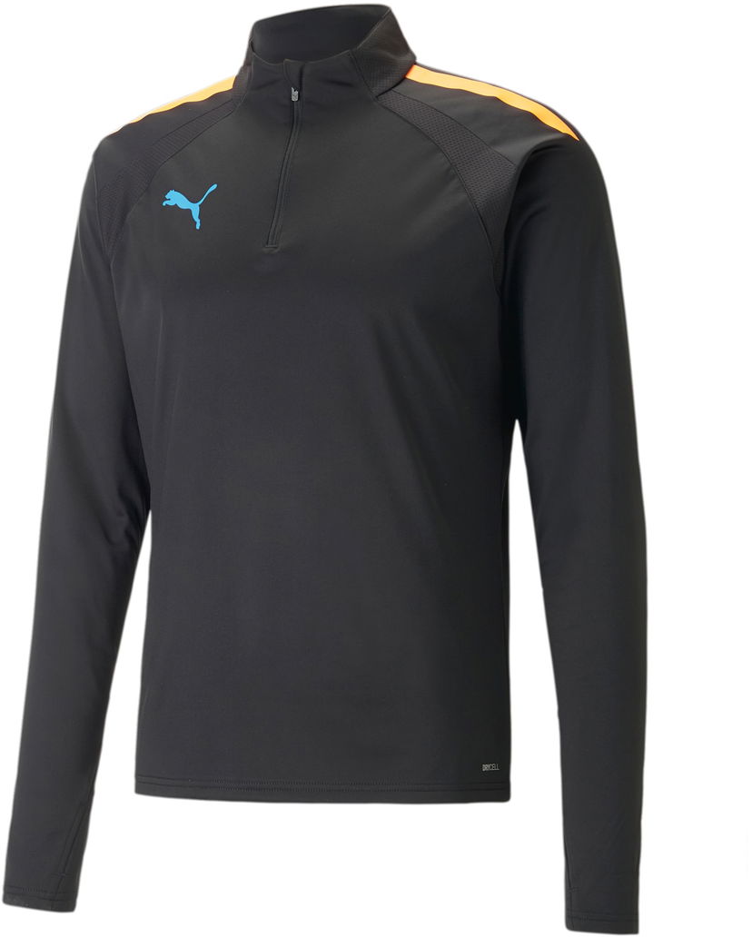 T-paita Puma Puma teamLIGA 1/4 Zip Top Musta | 657236-50