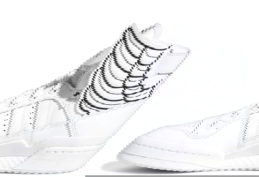 Tennarit ja kengät adidas Originals Jeremy Scott x Forum Hi "Reverse Wings" Valkoinen | GX9445, 1