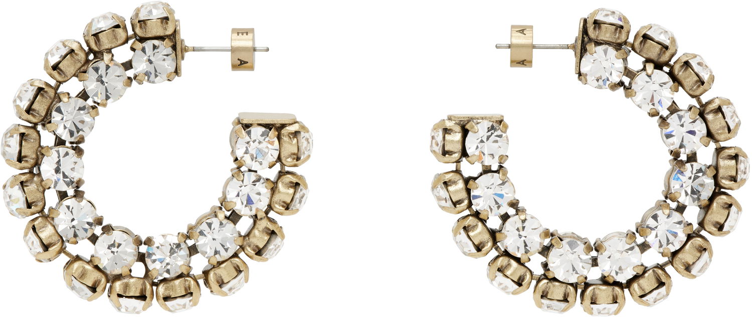 Korvakorut Area AREA Small Crystal Hoop Earrings Metallinen | 0000JW0015OT02, 0