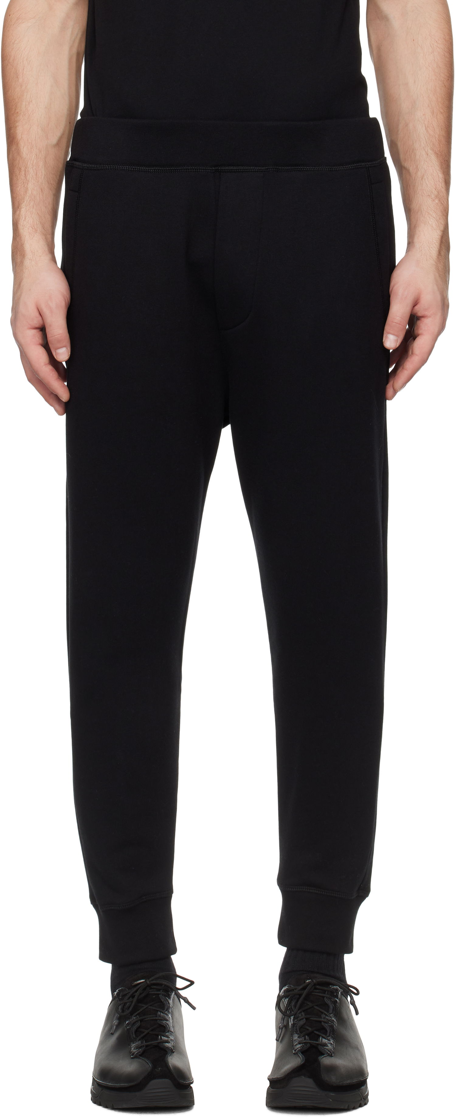 Verryttelyhousut DSQUARED2 Dsquared2 Dean Fit Relax Sweatpants Musta | S74KB1001_S25516, 0