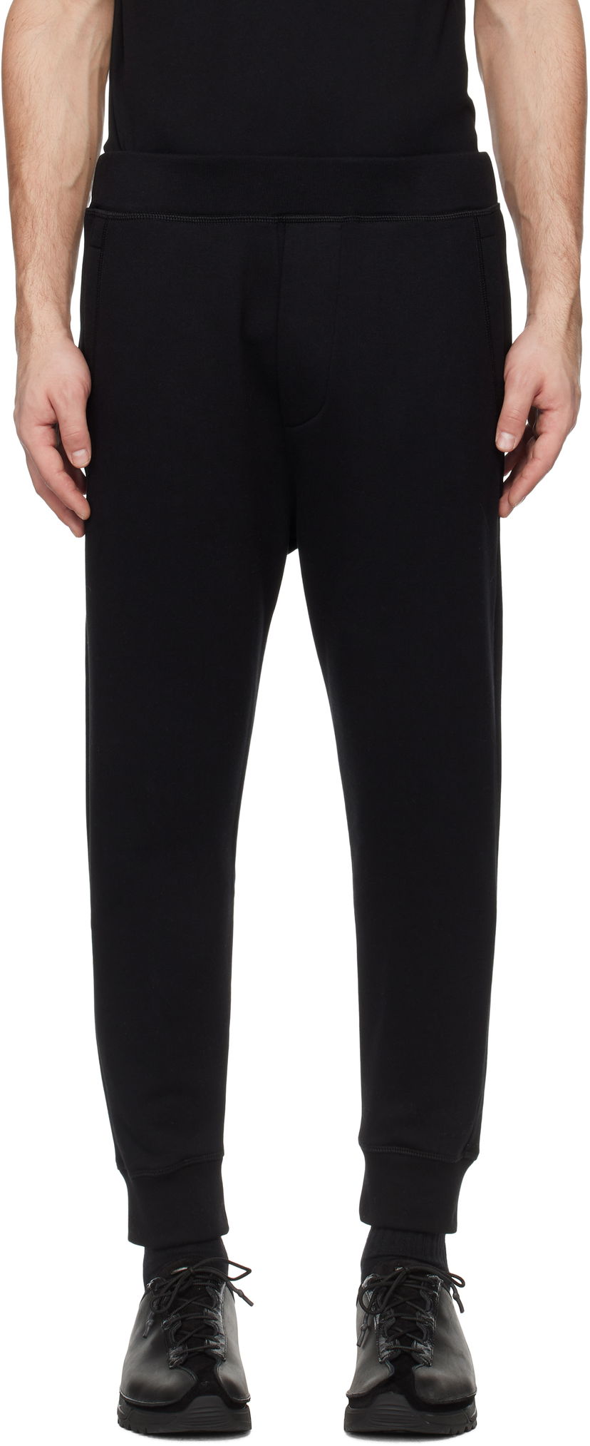 Verryttelyhousut DSQUARED2 Dsquared2 Dean Fit Relax Sweatpants Musta | S74KB1001_S25516