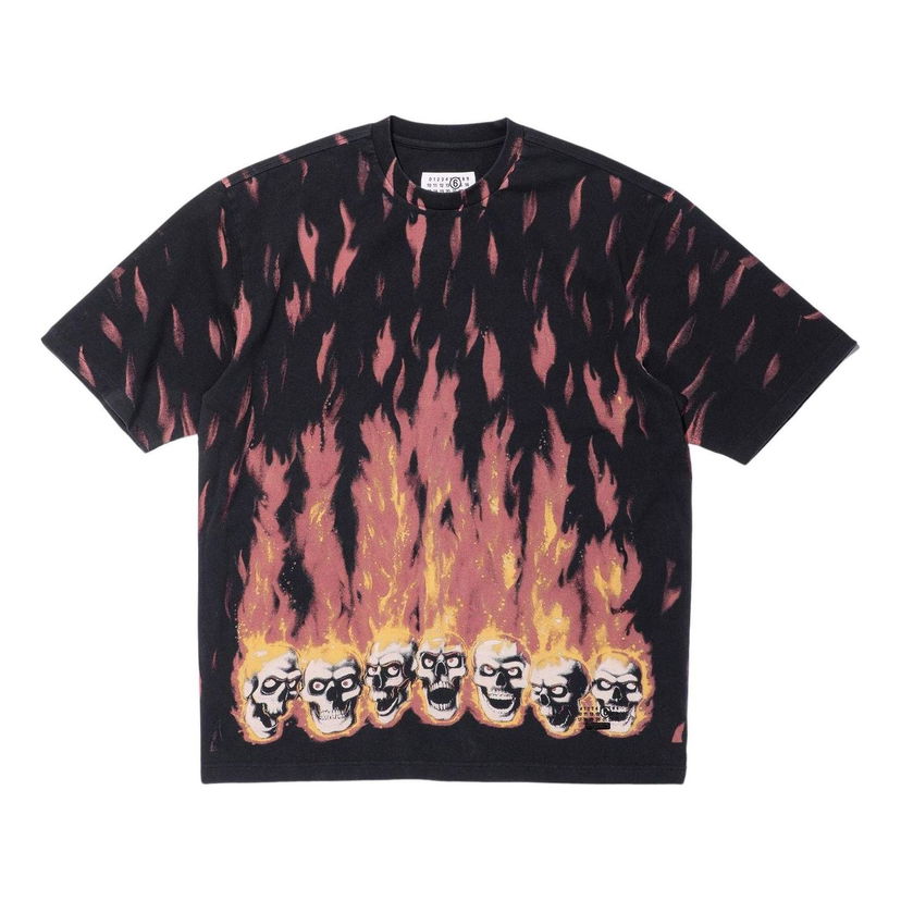 T-paita Supreme Supreme x Maison Margiela Oversized Graphic T-Shirt Musta | SUP-SS24-112