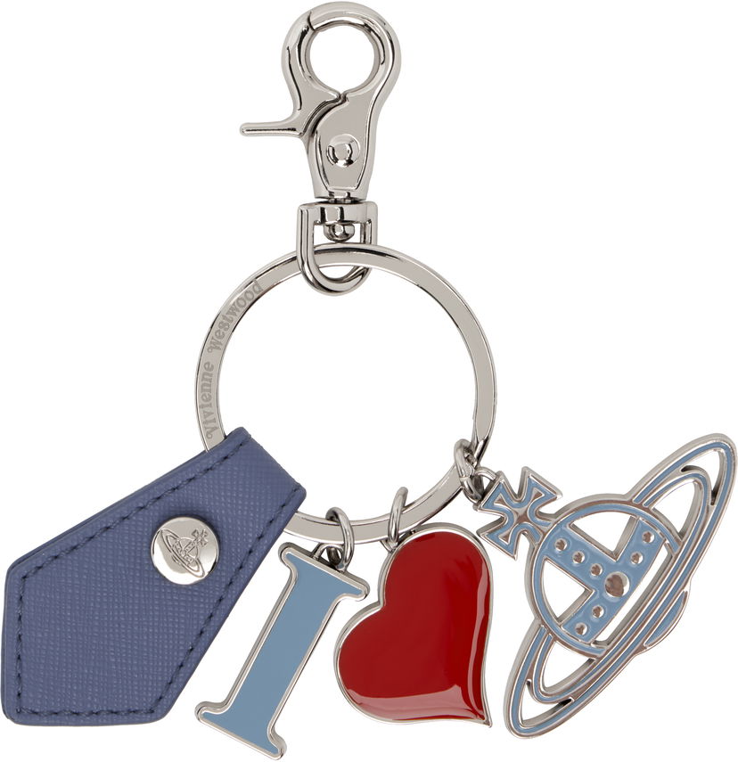 Avaimenperät Vivienne Westwood Vivienne Westwood I Love Orb Keychain Sininen | 8203011EU-S0021-