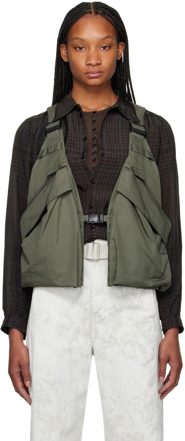 Liivi LEMAIRE Utility Vest Vihreä | OW1078 LF1226