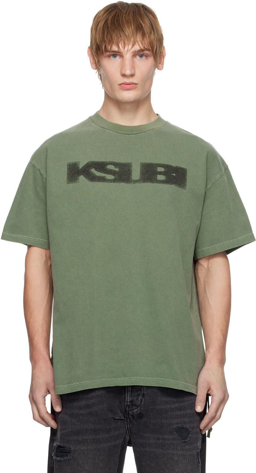 T-paita Ksubi World Order Ekcess Hash Graphic T-Shirt Vihreä | MPS25TE003