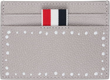 Lompakko Thom Browne Pebbled Leather Card Holder Harmaa | UAW062A-00198, 1
