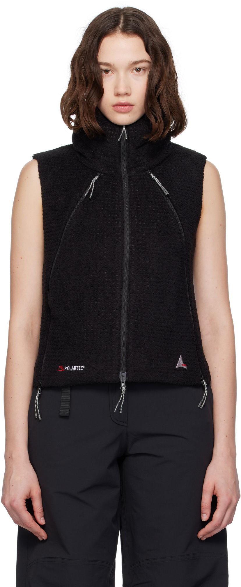 Liivi ROA ROA High Loft Fleece Vest Musta | RBWW004FA02