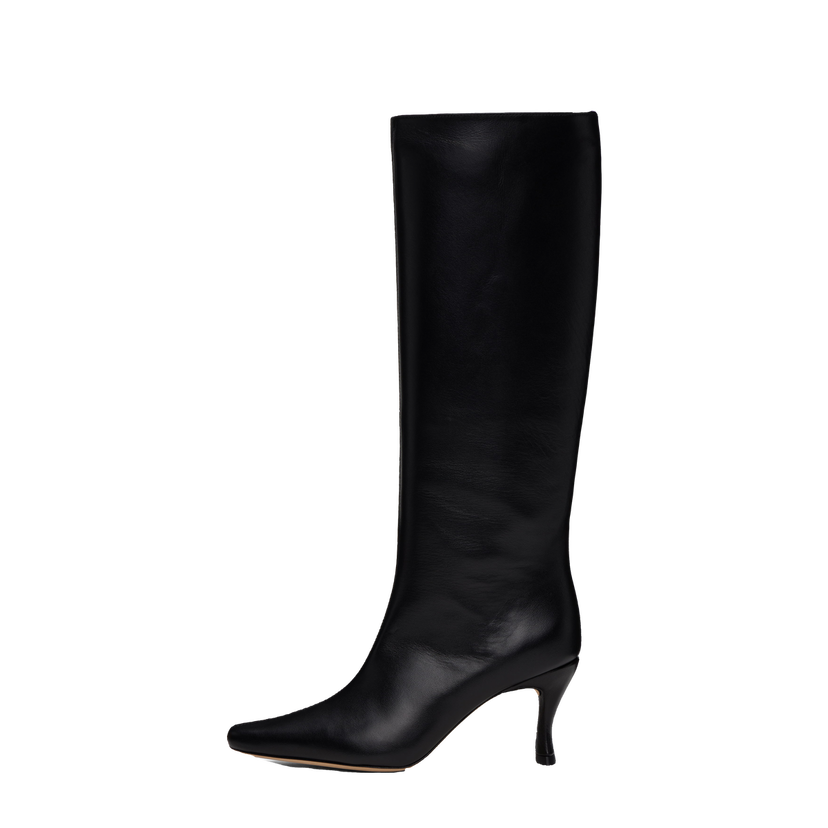 Tennarit ja kengät BY FAR Stevie 42 Tall Leather Boots Musta | 21PFSVIDBLSMC