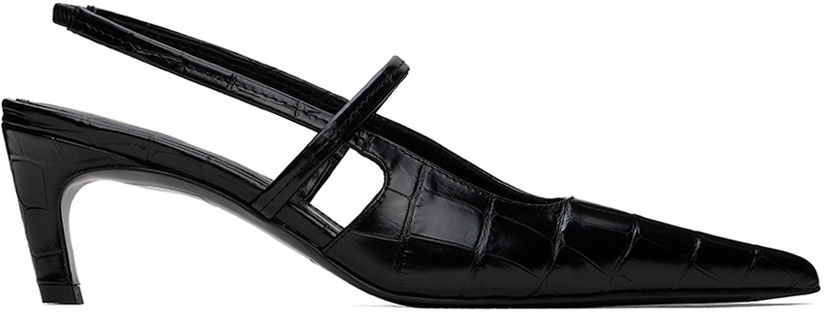 Tennarit ja kengät TOTEME The Sharp Slingback Heels Musta | 243-WAS821-LE0076