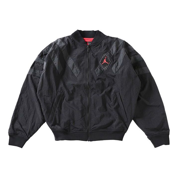 Bomber-takki Jordan Jordan 6 SRT LGC Nylon Jacket Musta | BV5406-010