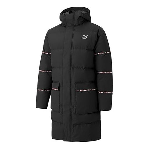 Puffer takki Puma Classic Long Down Jacket Musta | 846422-01