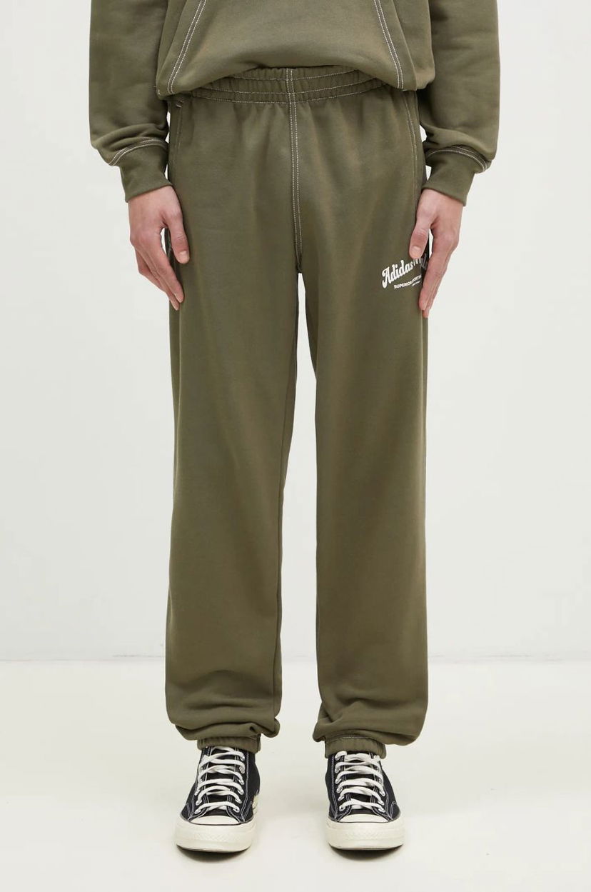 Verryttelyhousut adidas Originals Wabash Printed Sweatpants Vihreä | JP4486