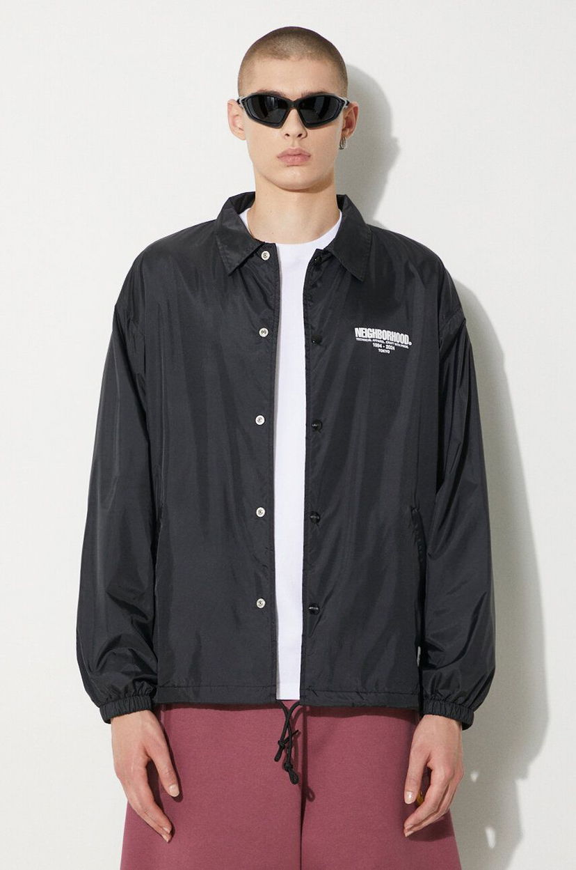Tuulitakki Neighborhood NEIGHBORHOOD Windbreaker Oversize Jacket Musta | 241TSNH.JKM01