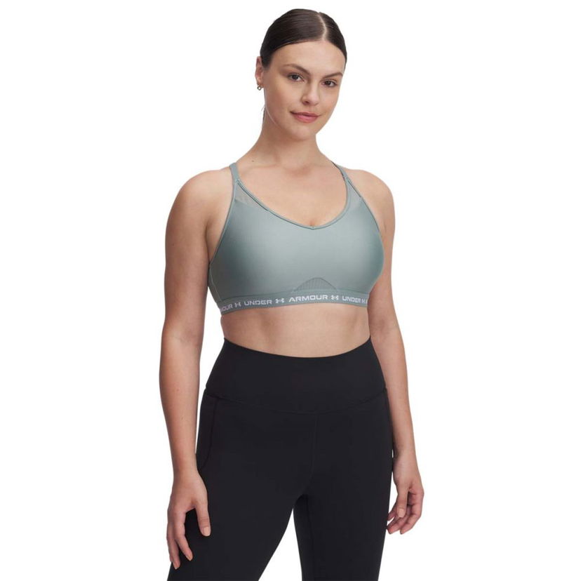 Rintaliivit Under Armour Under Armour Crossback Low Sports Bra Vihreä | 1386424-348
