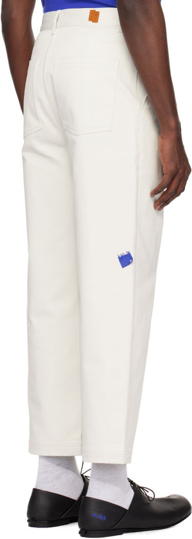 Housut ADER ERROR Patch Trousers Valkoinen | BMSGFYBT0101IV, 2