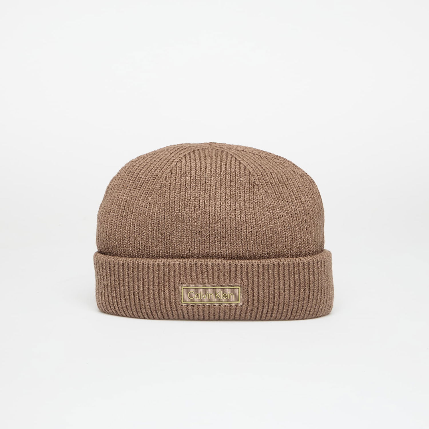 Pipo CALVIN KLEIN Patch Chunky Rib Doc Hat Ruskea | LV04D8058G PF7, 0