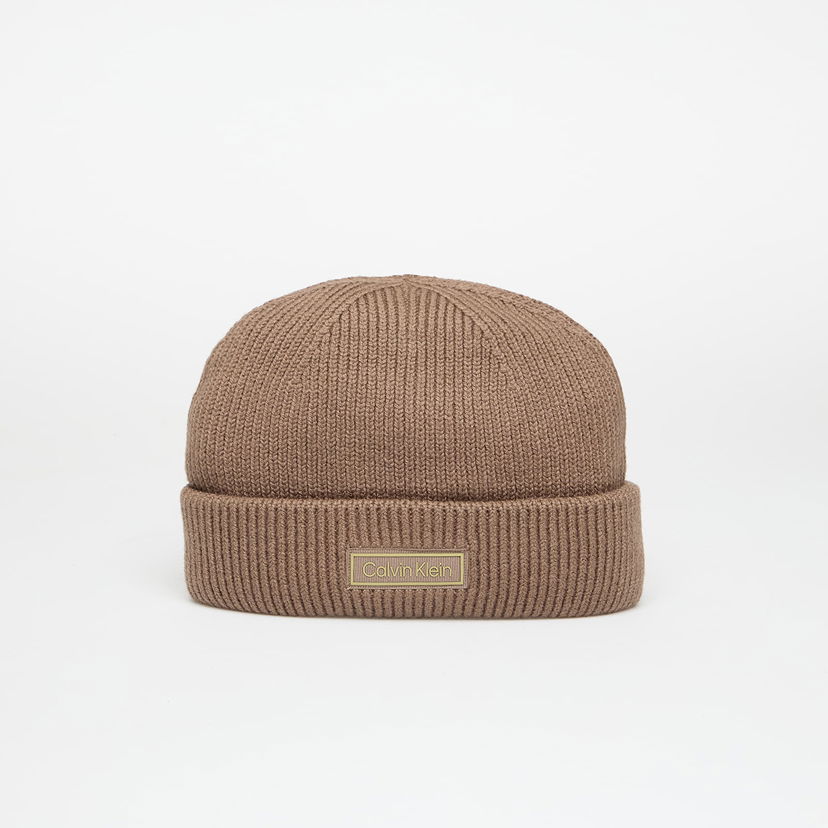 Pipo CALVIN KLEIN Patch Chunky Rib Doc Hat Ruskea | LV04D8058G PF7