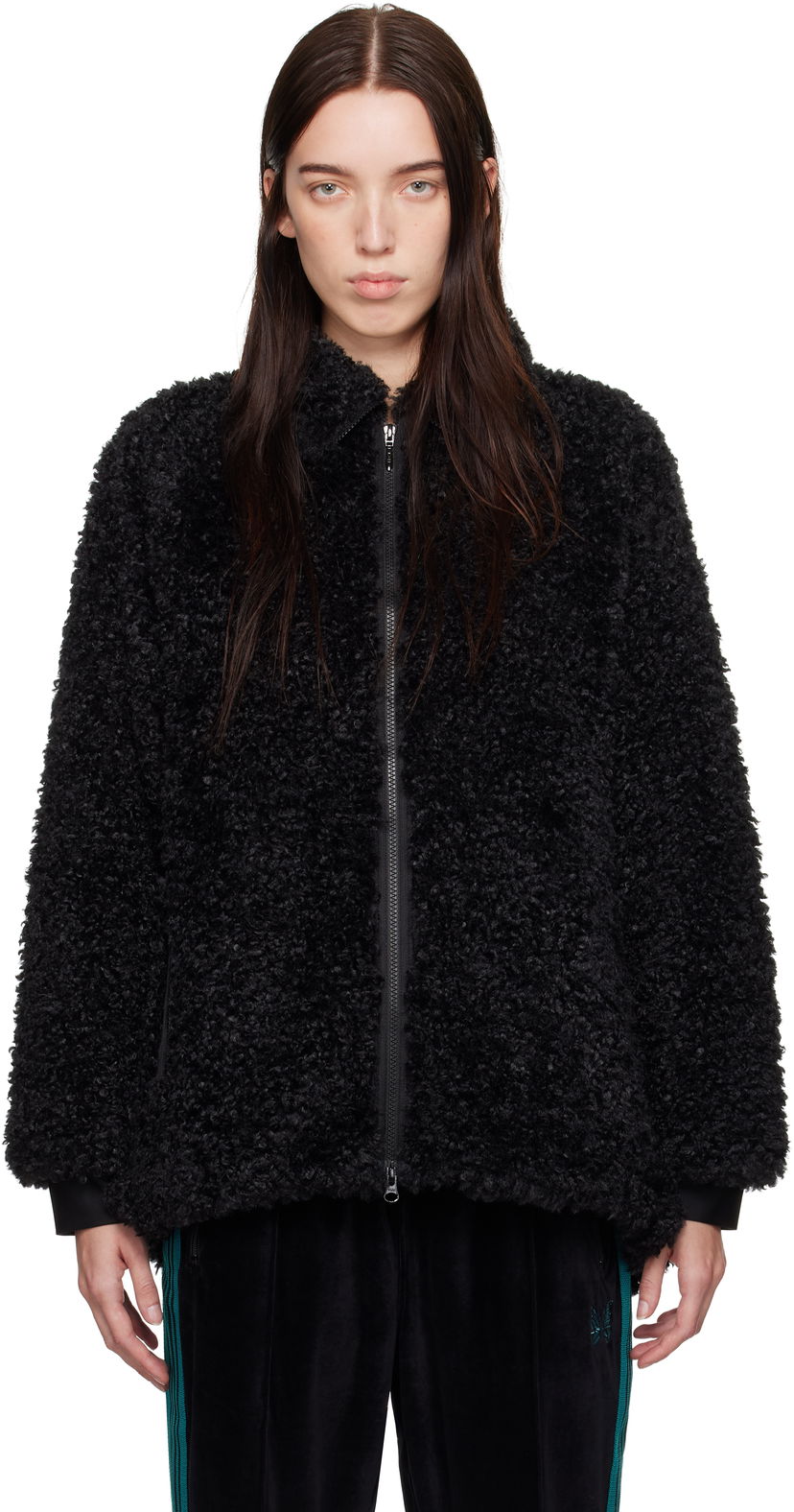 Takki Needles Curly Jacket Musta | PU219