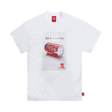 T-paita KITH x Coca-Cola Real Thing Vintage Tee Valkoinen | KH3853 101, 0