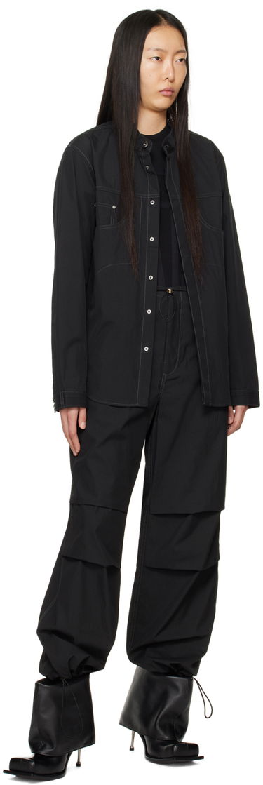 Paita Dion Lee Rivet Denim Jacket Musta | C5040PS24, 3