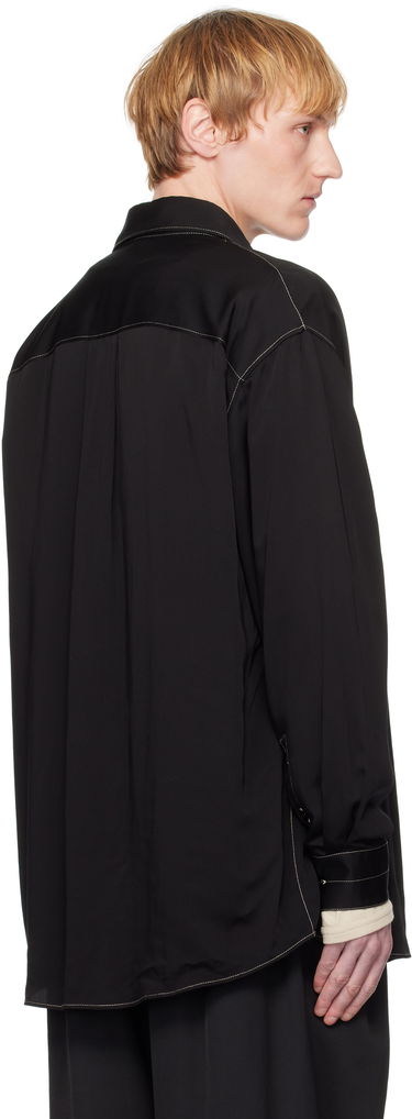 Paita LEMAIRE Lemaire Loop Button-Up Shirt Musta | SH1169 LF1392, 2