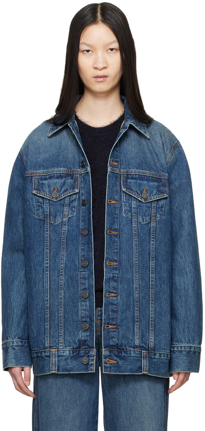 Takki Khaite Blue 'The Ross' Denim Jacket Sininen | 1126908005